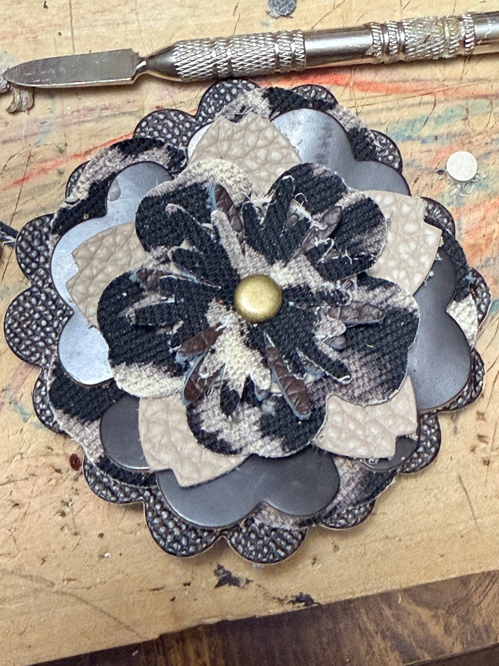 Handmade Floral Bag Charm